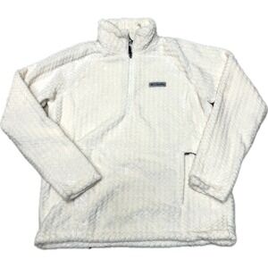 Columbia Quarter Zip Fleece Sweater. Medium